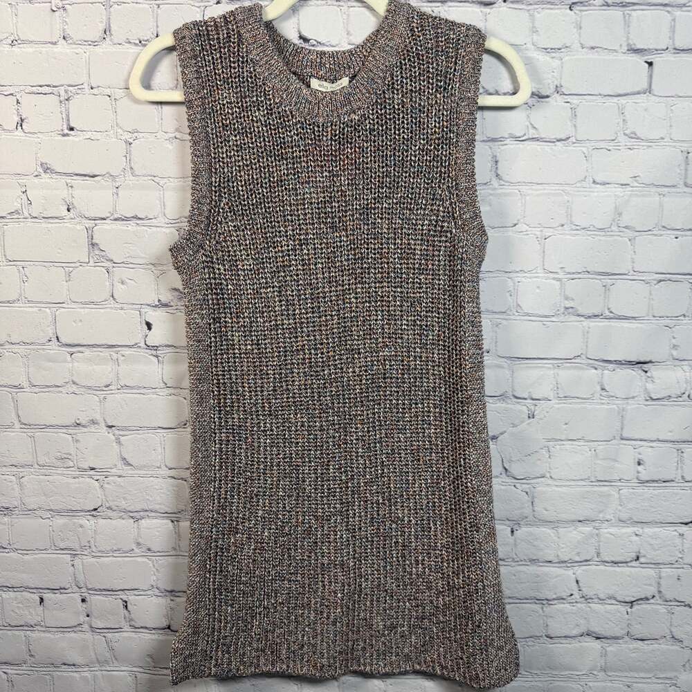 Ella Moss Nwt Marge Sleeveless Chunky Knit Tank Top Size M — image 2 of 8
